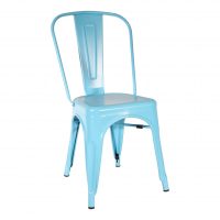 Replica Tolix Chair in Matte Sky Blue