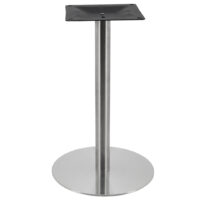 Circular Stainless Steel Dining Table Base with Round Pole