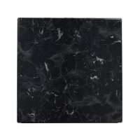 600mm Square Isotop Plus Table Top in Alcantara Black Marble
