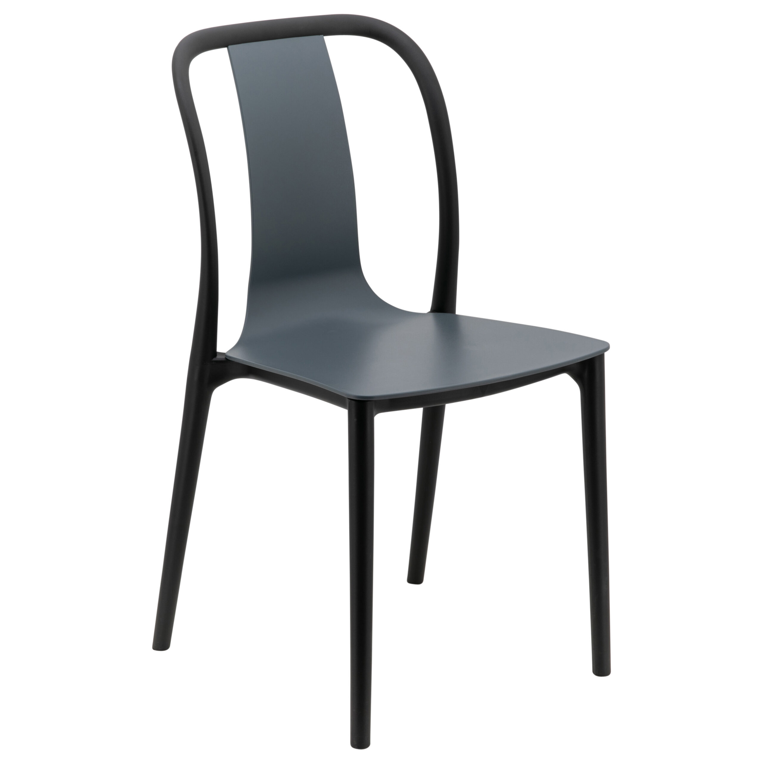 Emma Chair in Black and Charcoal