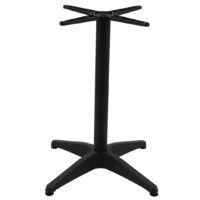 Roma Aluminium Table Base in Matte Black