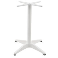 Roma Aluminium Table Base in Gloss White