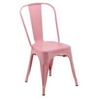 Replica Tolix Chair in Gloss Pink (Minor Imperfections)
