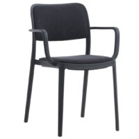 Arabella Waiting Room Chair in Black