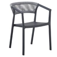 Banjo Chair in Black and Grey