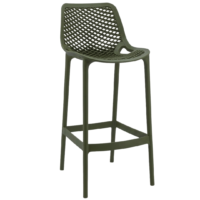 Tall Envy Stool in Olive Green