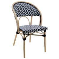 Parisian Chair Curved Diamond Pattern