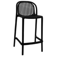 Medium Riviera Stool in Black