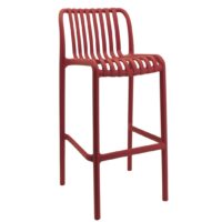 Tall Tuscan Stool in Burnt Sienna